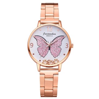 Foto 1 | Reloj Huoguo Butterfly Luxury Rose Gold Para Mujer - Venta Internacional.