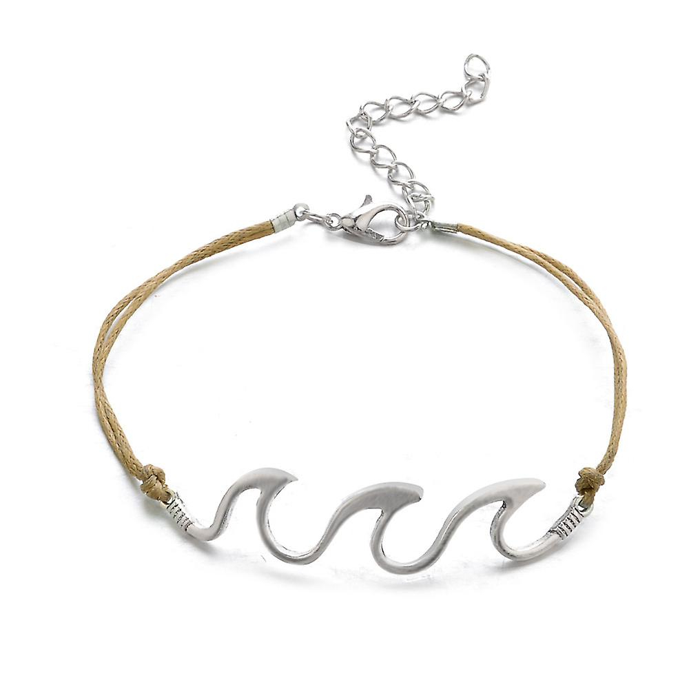 Foto 4 pulgar | Juego De Tobilleras Y Pulseras Para Mujer  Joyería De Aleación Bohemia Wave - Venta Internacional.