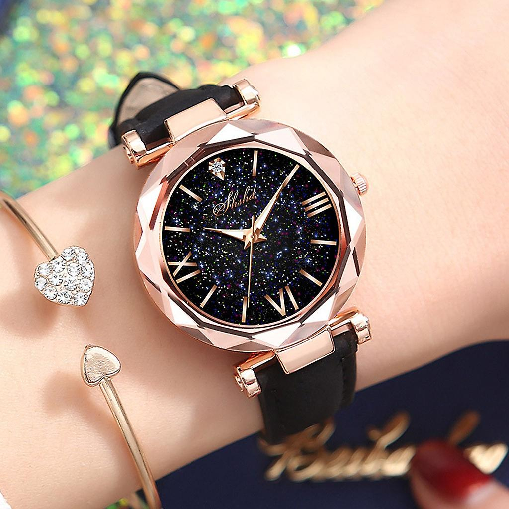 Foto 3 pulgar | Reloj Huoguo Unisex Stars Little Point Con Escala Romana - Venta Internacional.