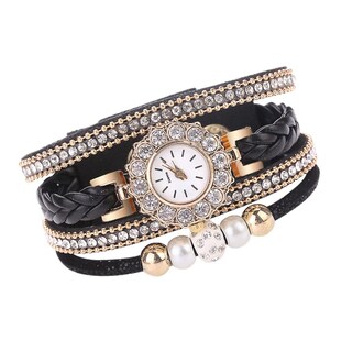 Foto 1 | Reloj Huoguo Weave Wrap Quartz Wrap Pulsera Vintage Para Mujer - Venta Internacional.
