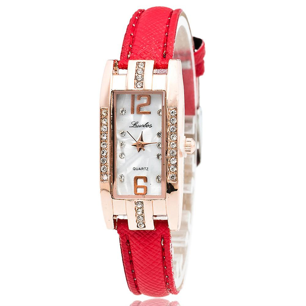 Foto 2 pulgar | Reloj De Pulsera Huoguo Fashion Pointer De Piel De Cuarzo Para Mujer - Venta Internacional.