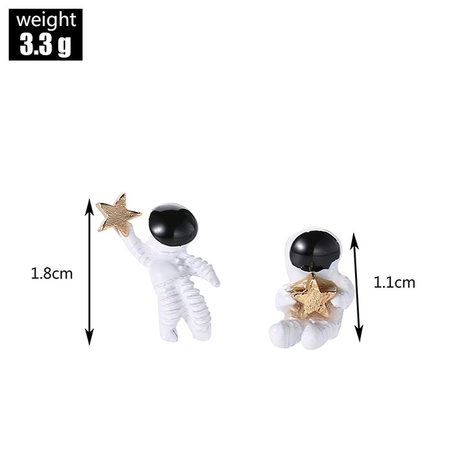 Foto 4 pulgar | Pendientes Huoguo Astronaut De Diseño Creativo Para Mujer - Venta Internacional.