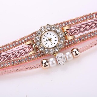 Foto 3 | Reloj Huoguo Weave Wrap Quartz Wrap Pulsera Vintage Para Mujer - Venta Internacional.