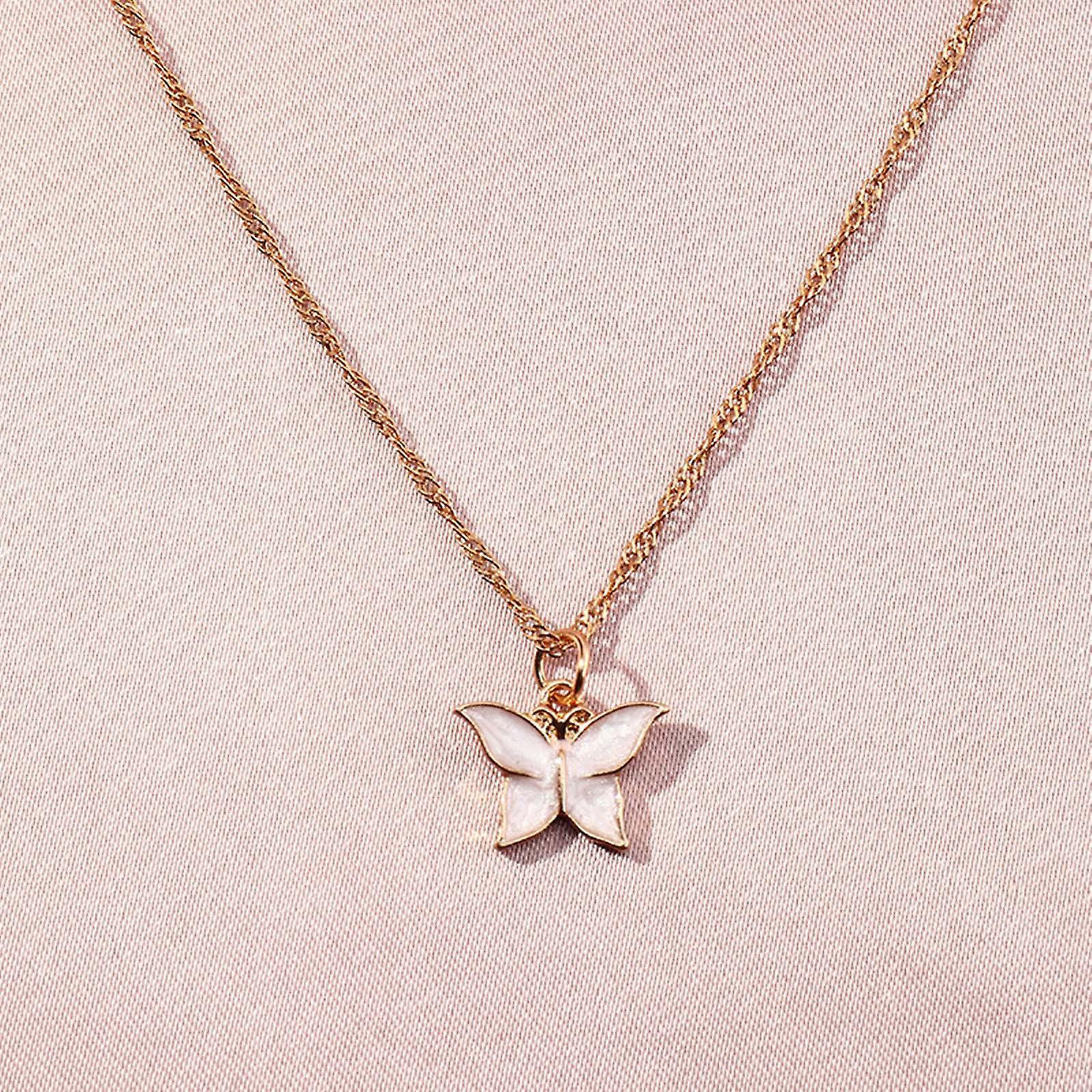 Foto 4 pulgar | Collar Con Colgante De Mariposa Huoguo  Joyería De Moda - Venta Internacional.