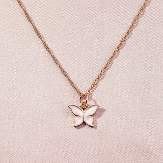 Foto 3 | Collar Con Colgante De Mariposa Huoguo Joyería De Moda - Venta Internacional.
