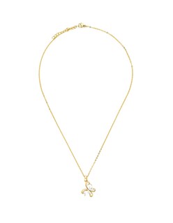 Foto 2 | Collar Y Arete Con Diseño De Mariposa The Golden Store Chapa De Oro 18k