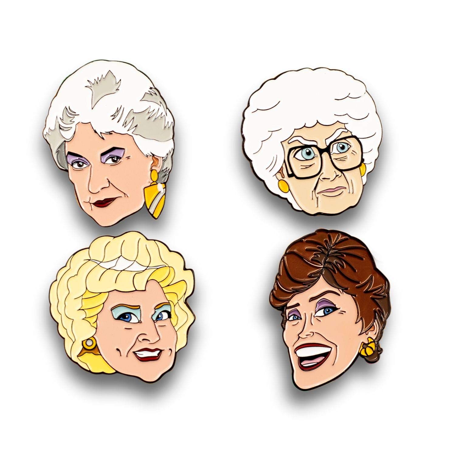 Foto 4 pulgar | Juego De Alfileres Esmaltados Para Coleccionistas Golden Girls  4 Piezas  Just Funky - Venta Internacional.