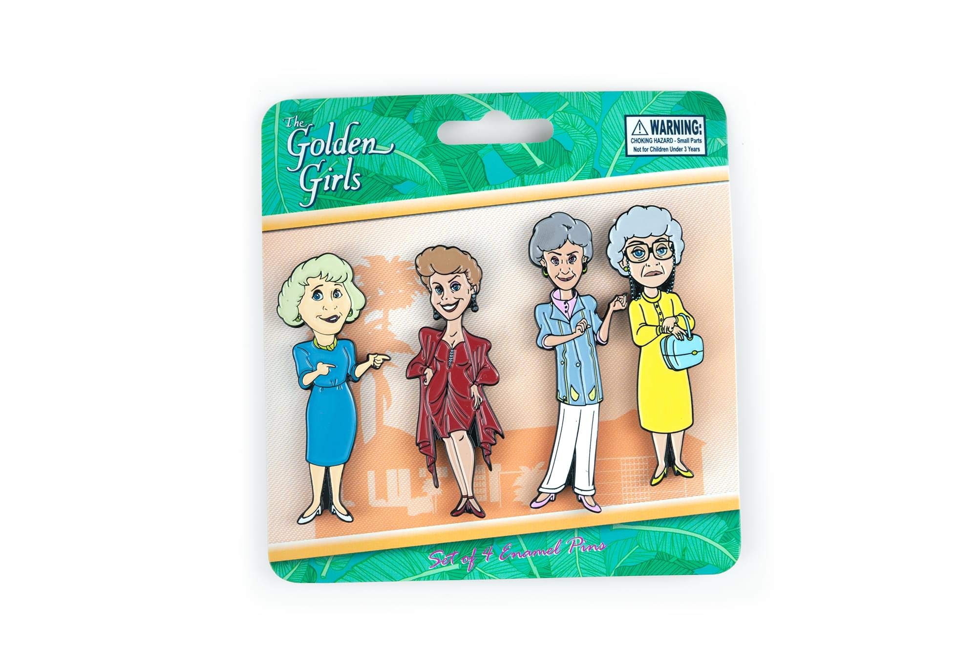 Foto 2 | Set De Alfileres Esmaltados The Golden Girls  Accesorio De Mochila De 4 Piezas - Venta Internacional.