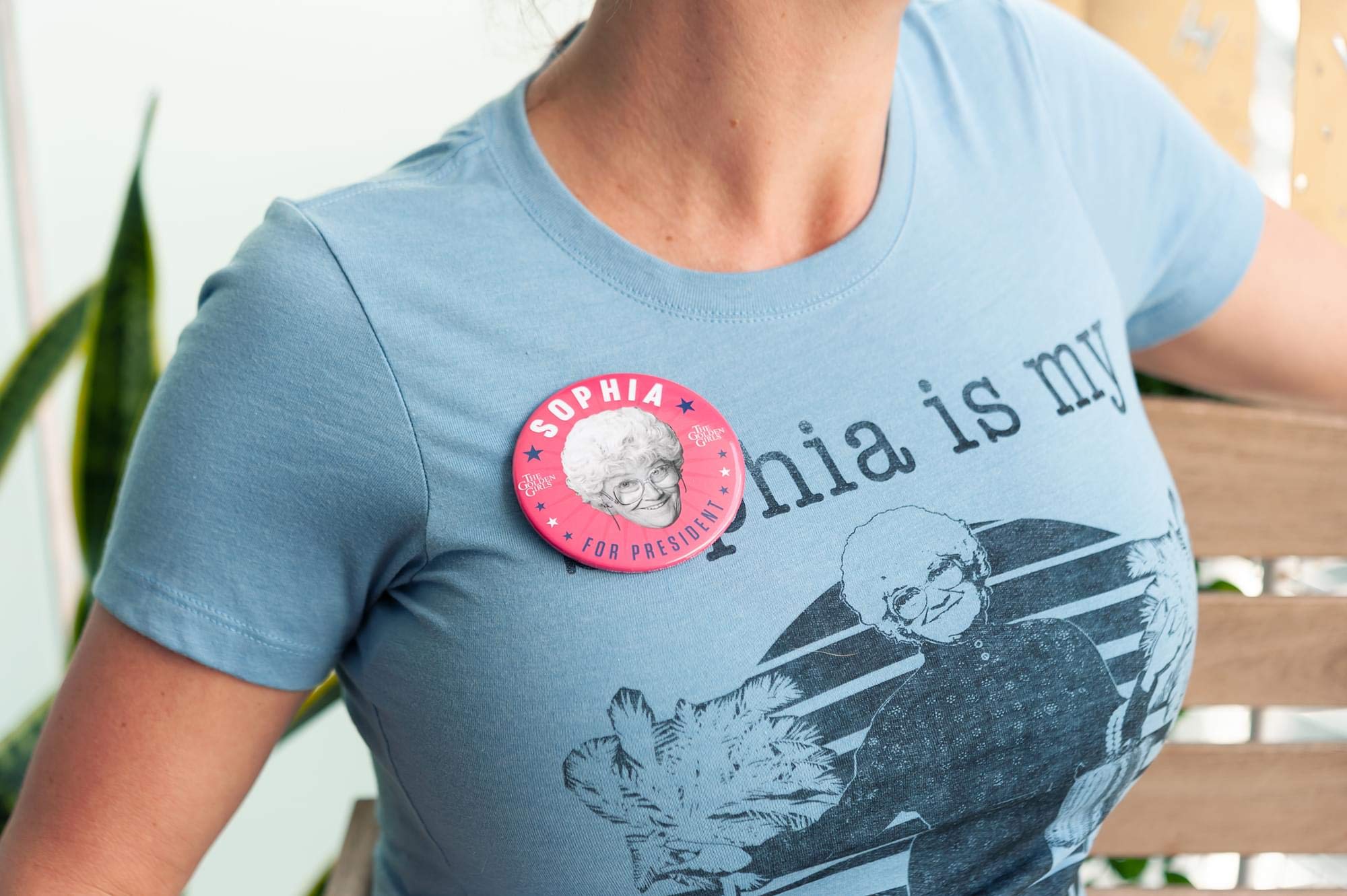Foto 6 | Alfiler Con Botón Just Funky The Golden Girls Sophia Para Presidente - Venta Internacional.