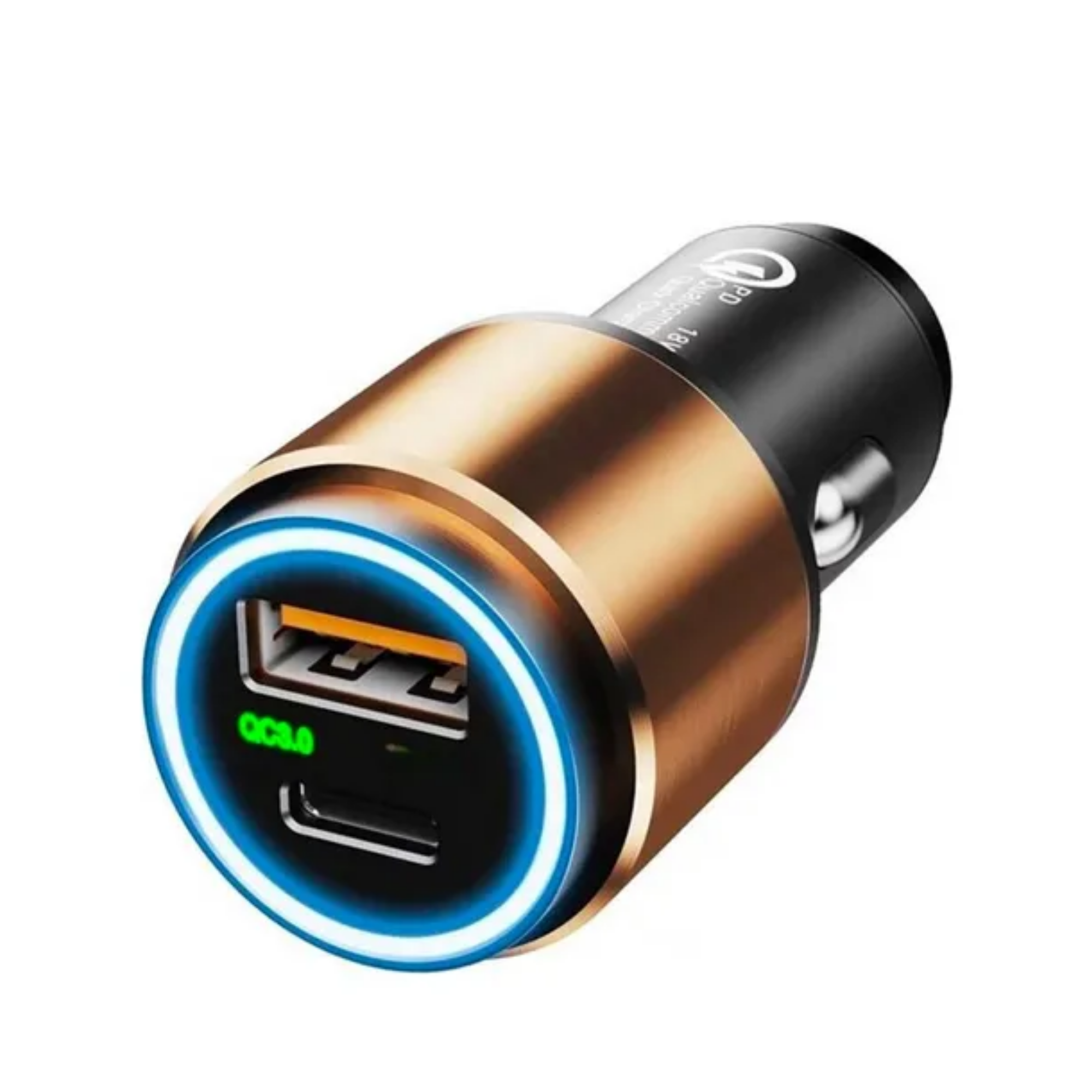 Foto 4 pulgar | Soporte Cargador + Adaptador Auto Coche Para Iphone Magsafe Color Blanco