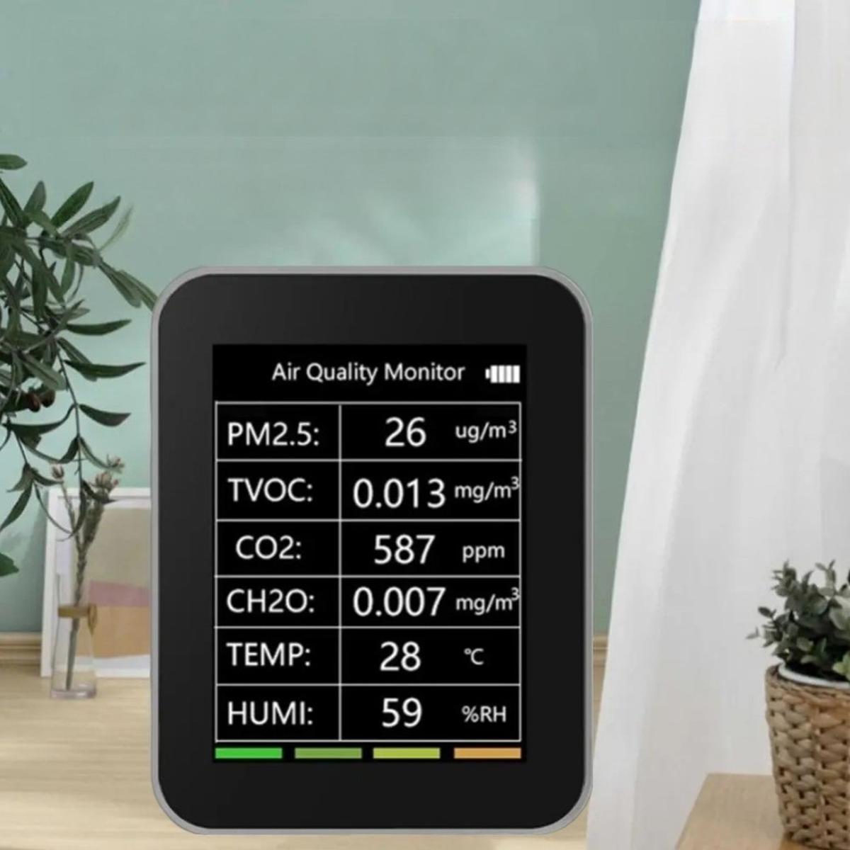Foto 4 pulgar | Medidor de Co2 Wifi Ventdepot Mxscj-005 5 Piezas
