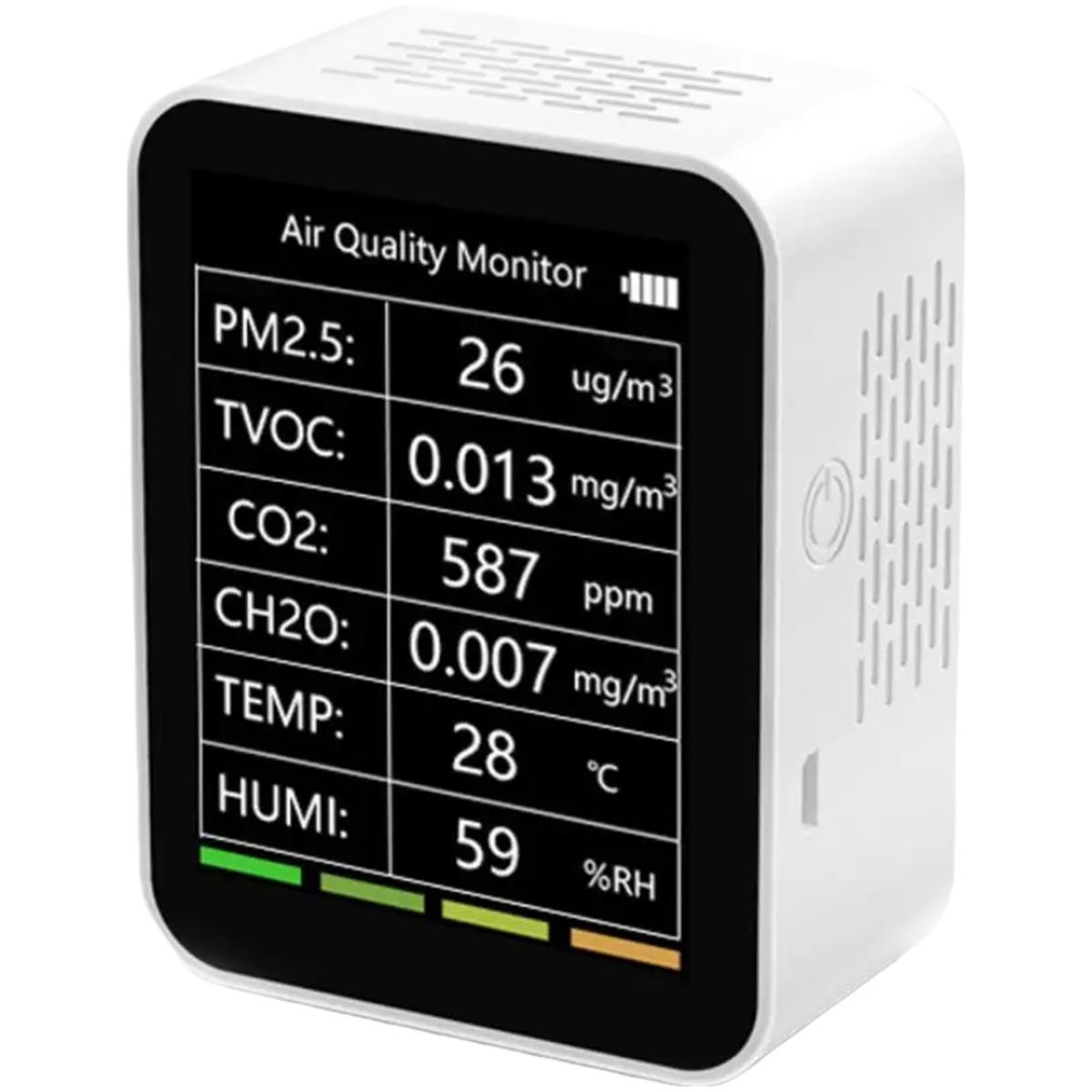 Foto 1 | Detector de Aire Y Clima sin Cables Ventdepot Mxscz-001 1 Pieza Blanco