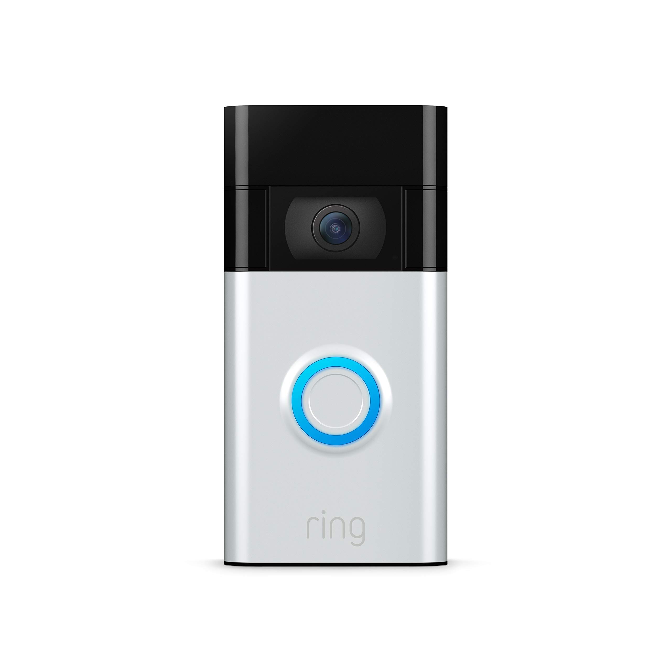 Foto 2 pulgar | Timbre Con Vídeo 1080p Hd Con Detección De Movimiento, Níquel Satinado - Venta Internacional.