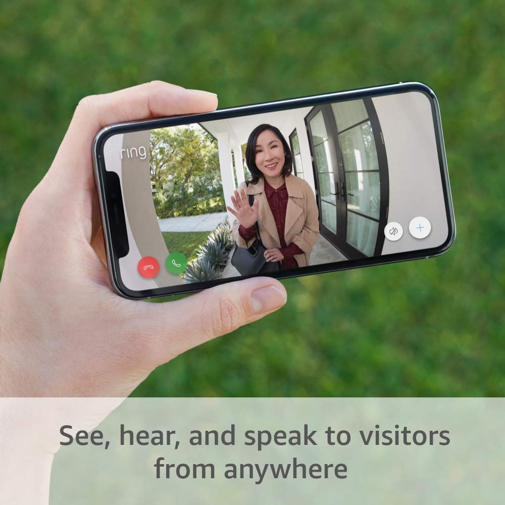 Foto 3 pulgar | Timbre Con Vídeo 1080p Hd Con Detección De Movimiento, Níquel Satinado - Venta Internacional.