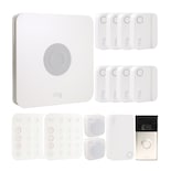 Kit De Seguridad Para El Hogar Con Alarma Anular, 14 Piezas Y Timbre Con Vídeo - Venta Internacional.