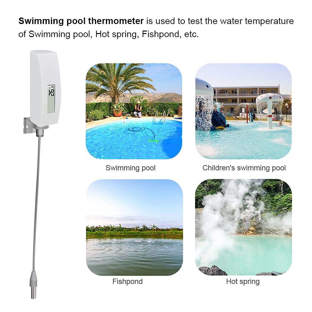 Foto 5 | Termómetro Digital Para Piscinas Ecowitt Wn34bl Con Pantalla Lcd - Venta Internacional.
