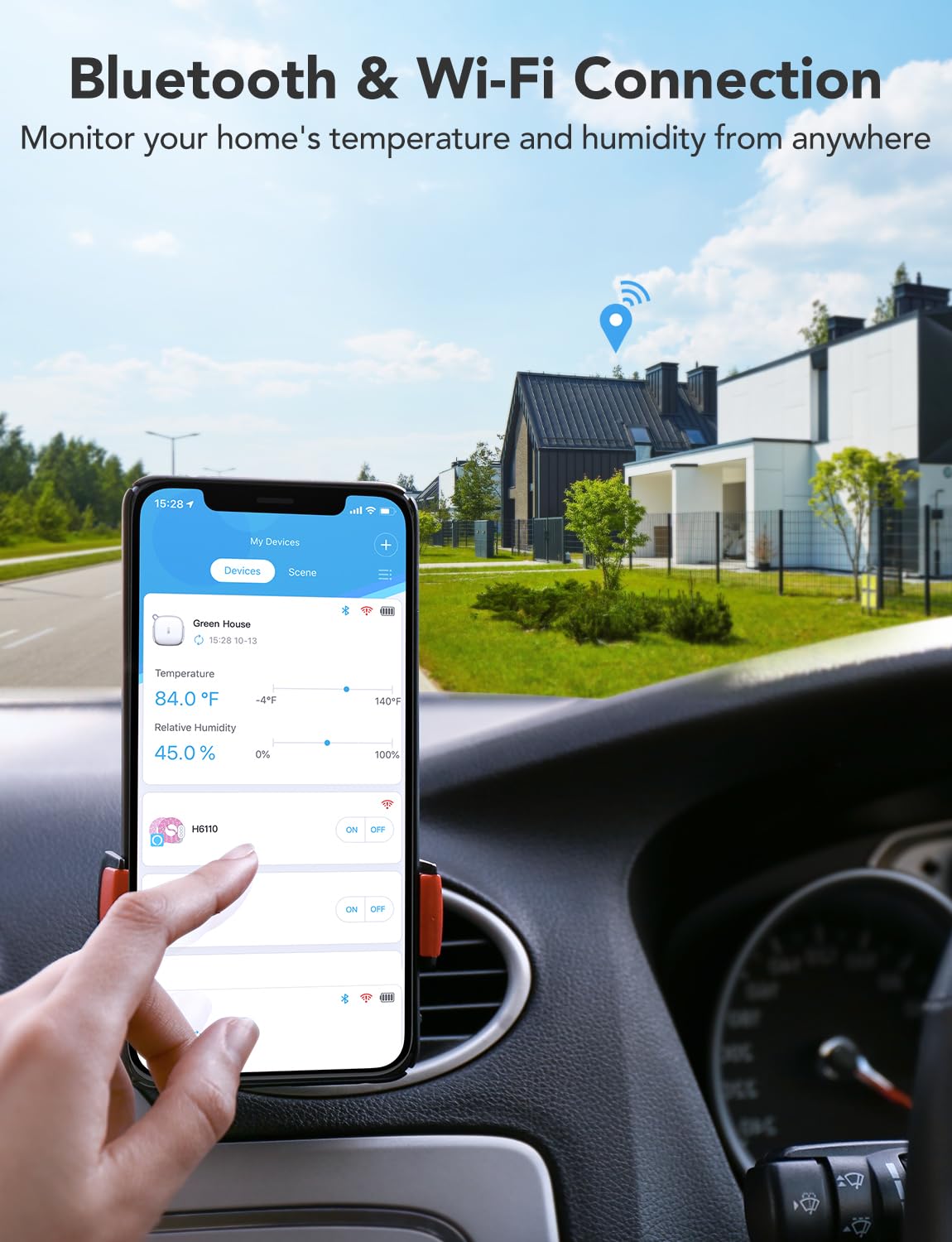 Foto 4 pulgar | Sensor De Temperatura Wifi Govee H5179 Con Aplicación Para 2 Años De Almacenamiento - Venta Internacional.