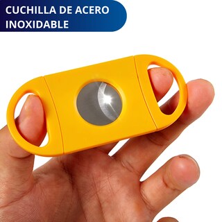 Foto 3 | Cortador De Puros Habanos Ecomlab Cortapuro Acero Inoxidable
