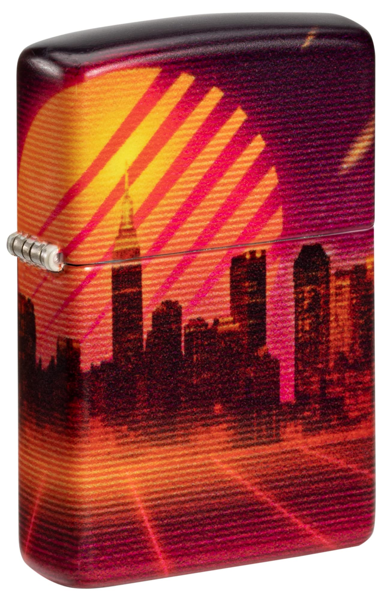 Más Ligero Zippo Cyber City Design 540 Color Mate - Venta Internacional.