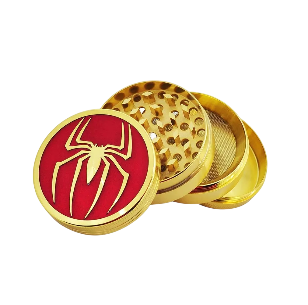 Grinder Moledor De Hierbas Premium 4 Capas 52mm Grande Dorado