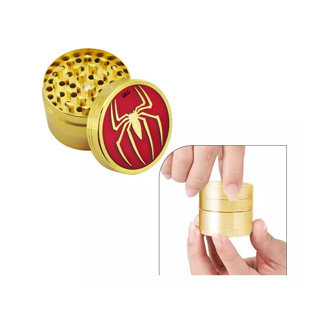 Foto 4 pulgar | Grinder Moledor De Hierbas Premium 4 Capas 52mm Grande Dorado
