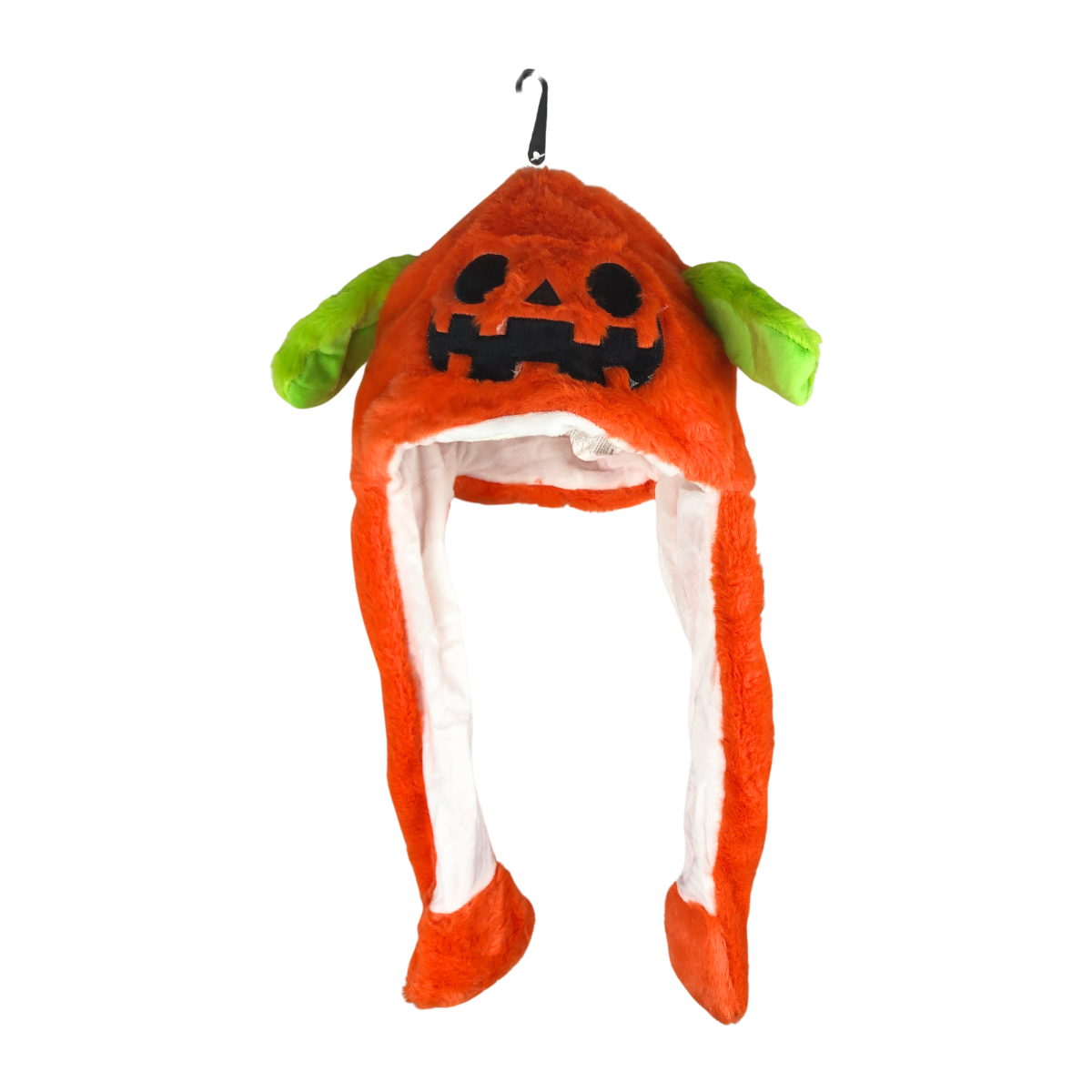 Gorrito De Invierno Interactivo De Halloween Naranja Calabaza