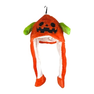 Foto 1 | Gorrito De Invierno Interactivo De Halloween Naranja Calabaza