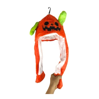 Foto 3 | Gorrito De Invierno Interactivo De Halloween Naranja Calabaza