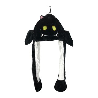 Foto 1 | Gorrito De Invierno Interactivo De Halloween Color Negro Murciélago