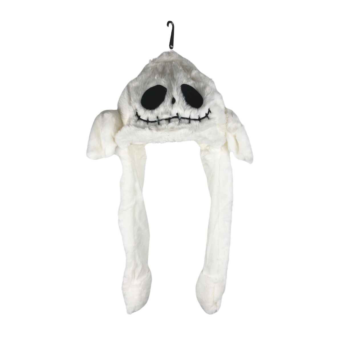 Gorrito De Invierno Interactivo De Halloween Blanco Calavera