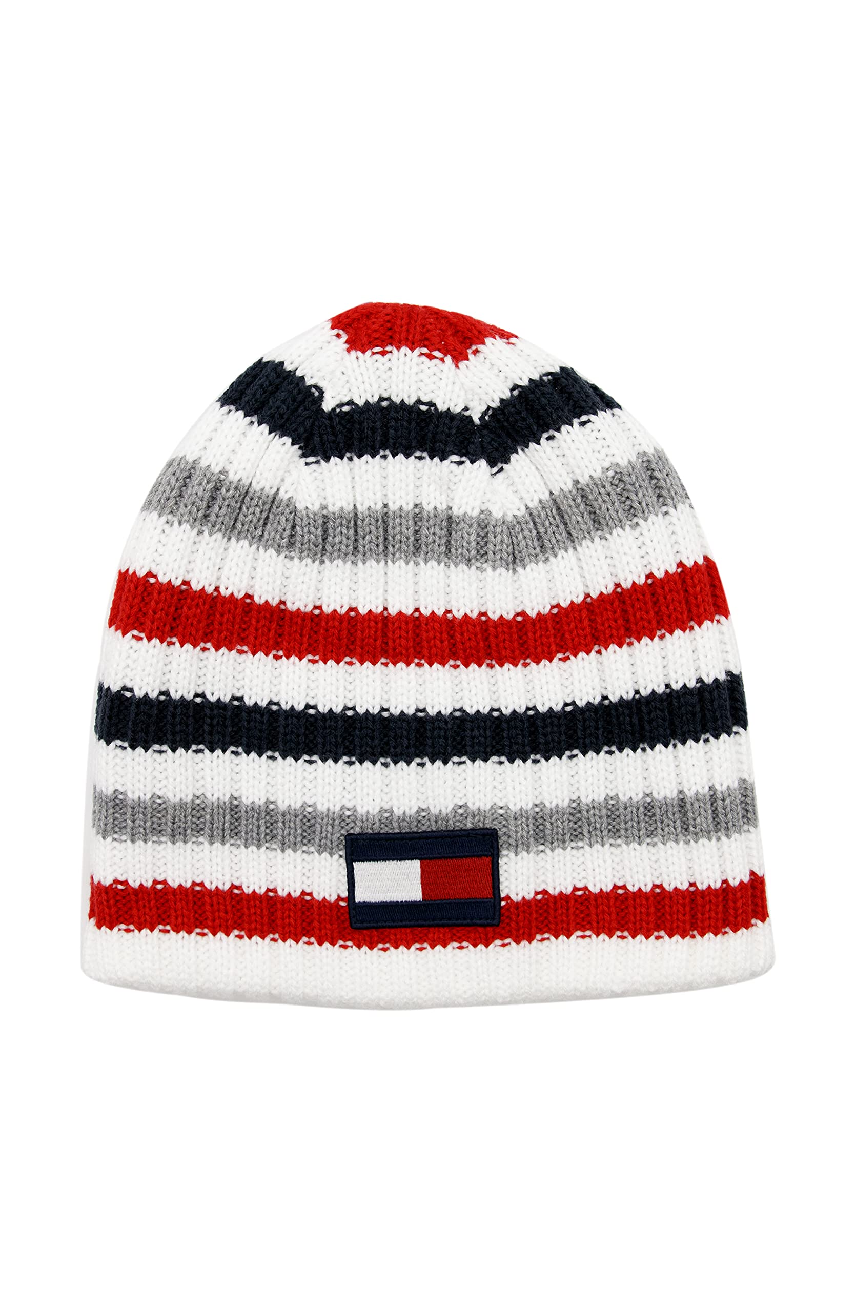 Foto 2 pulgar | Gorro Tommy Hilfiger Para Niños, Blanco, Reversible, Talla Única - Venta Internacional.