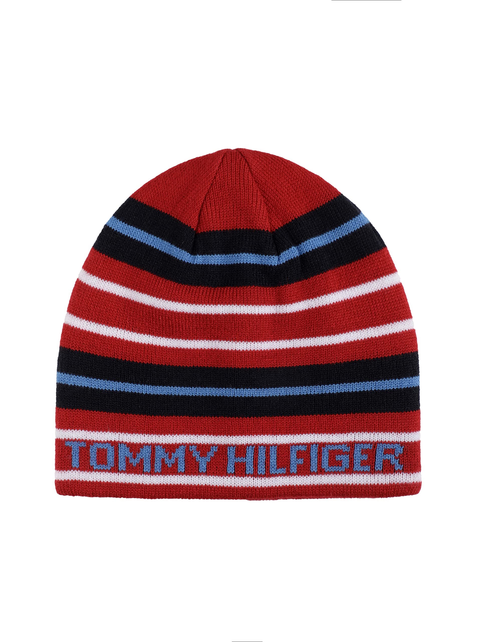 Foto 2 pulgar | Gorro Tommy Hilfiger Para Niño, Deportivo, Con Rayas, Reversible, 8-16 - Venta Internacional.