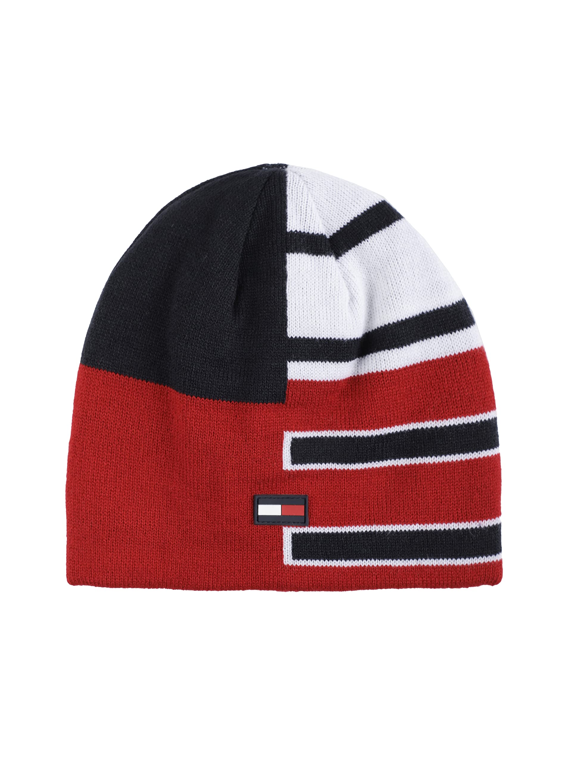Foto 2 pulgar | Gorro Tommy Hilfiger Para Niño, Con Estampado De Retazos, Reversible - Venta Internacional.