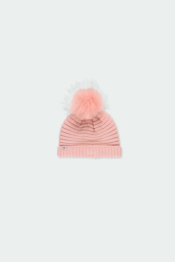 Foto 2 pulgar | Gorro Boboli Rosa Pompón Tricotosa para Niña