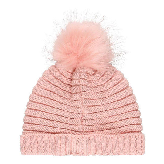 Foto 4 pulgar | Gorro Boboli Rosa Pompón Tricotosa para Niña