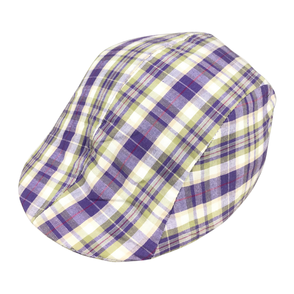 Foto 2 pulgar | Boina Española Cerrada Varios Diseños Color Violeta Cuadros