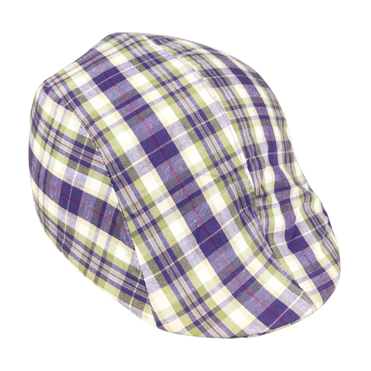 Foto 4 pulgar | Boina Española Cerrada Varios Diseños Color Violeta Cuadros