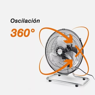 Foto 4 | Ventilador 2 En 1 Mytek 3372 Color Plateado Aspas Metálicas