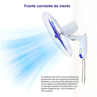 Foto 4 | Ventilador de Pared 18'' 5 Aspas Potente y Silencioso 127 v