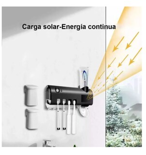 Foto 2 | Porta Cepillos con Dispensador Wünd Negro