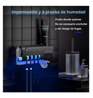 Foto 4 | Porta Cepillos con Dispensador Wünd Negro
