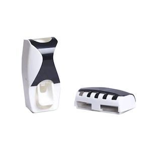 Foto 1 | Dispensador Automatico para Pasta con Porta Cepillos de Dientes