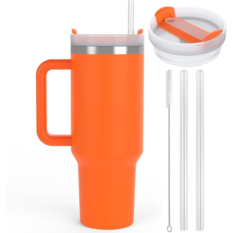 Foto 4 pulgar | Vaso Stanley Quencher H2.0 Tumbler Naranja