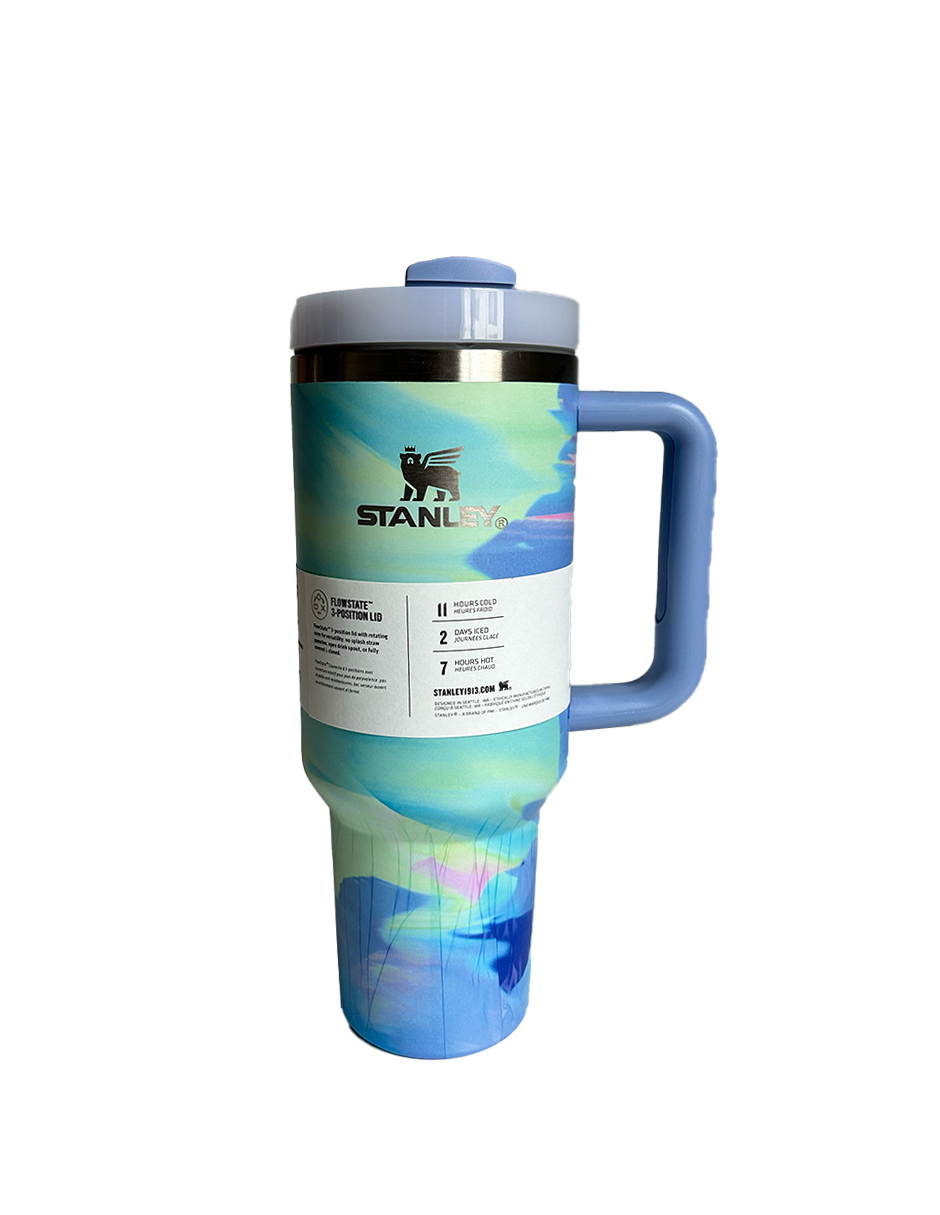 Foto 2 pulgar | Vaso Stanley Quencher H2.0 Tumbler 40 Tie Dye Blue