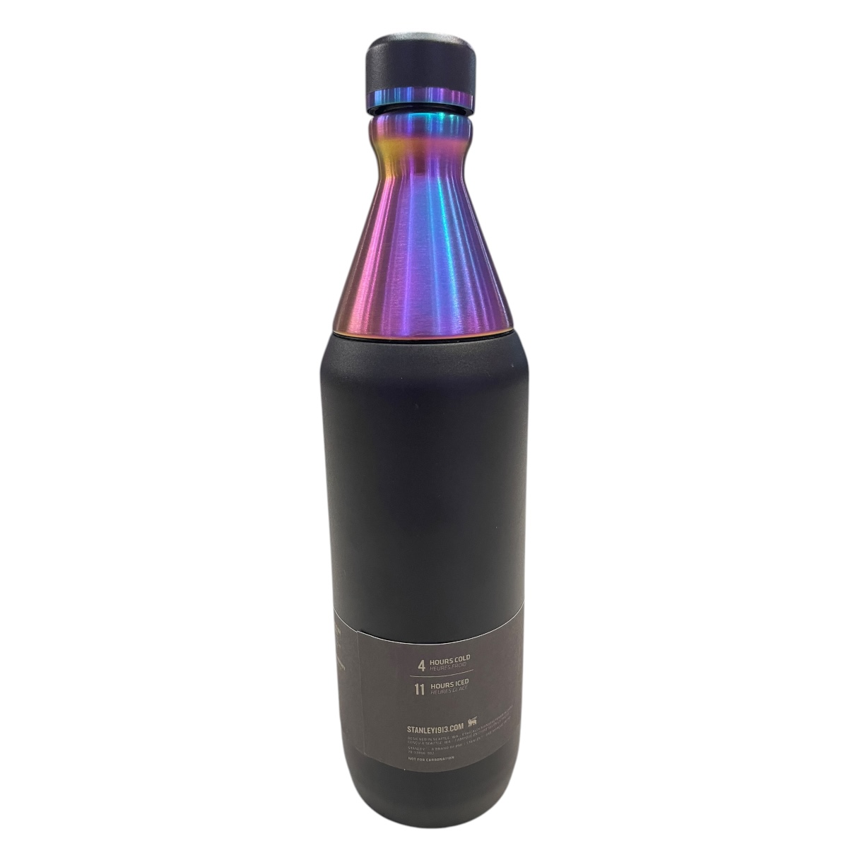 Foto 3 pulgar | Botella Stanley Slim Chromo Black 20 Oz / 590 Ml