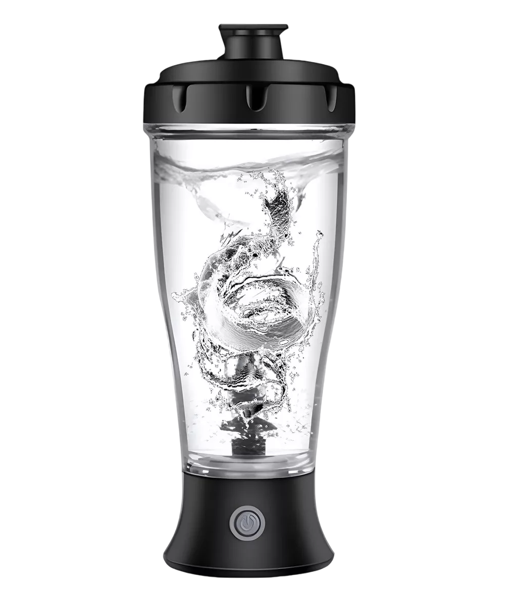 Foto 2 pulgar | Vaso Mezclador Eléctrico De Proteínas Para Gimnasio Transparente Negro