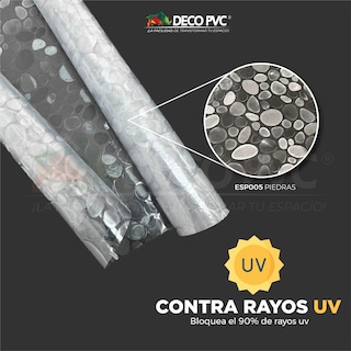 Foto 3 | Papel de Contacto para Ventana DecoArt Esmerilado Piedras