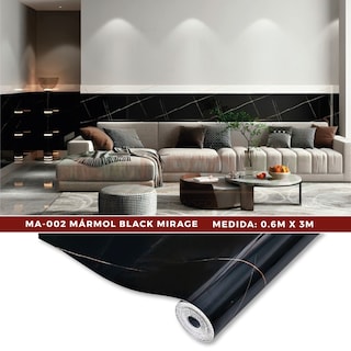 Foto 2 | Mármol De Pvc Autoadherible En Rollo 1.8m2
