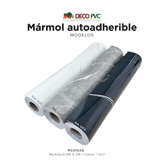 Foto 3 | Mármol de Pvc DecoArt Autoadherible en Rollo 9m2