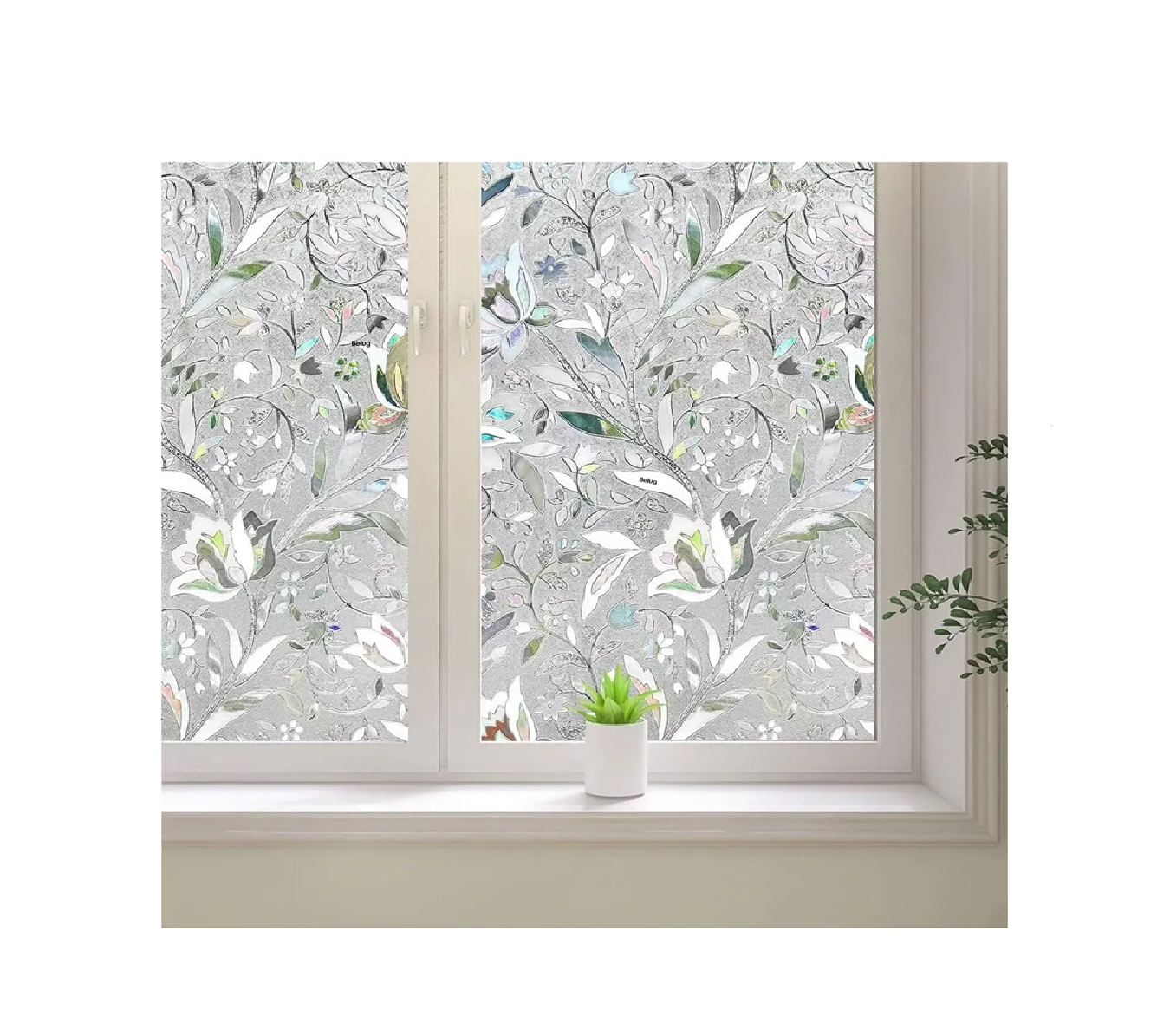 Foto 6 pulgar | Decorativa De Película De Vidrio Privada 60 Cm * 5 M, Belug  Transparente